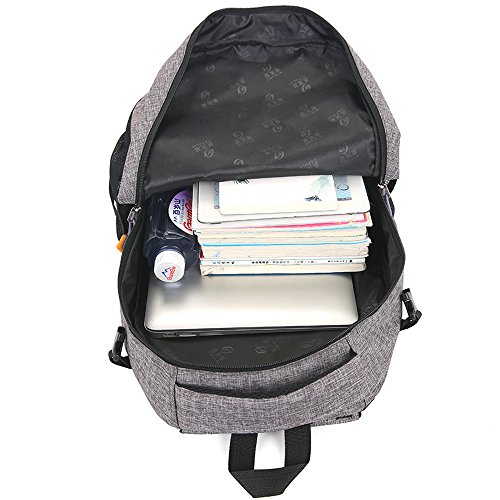 Y6086  Teimose 15 6inch Laptop Bag Business Case Classic Daypack Bookbag Travel Backpack School Bag Rucksack  GRAY 