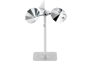 OFFO Avskräckande för duvor, duvskytte för balkong, 360° reflektion med aluminiumbas, fågelskrämma för trädgård, tak, balkong