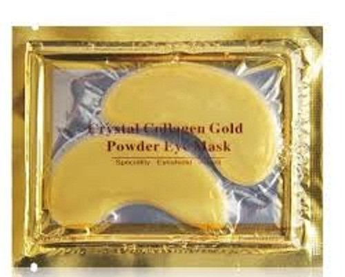Palestren Collagen Eye Masks - 10 x Pairs of Crystal GOLD Anti-Wrinkle Anti-Ageing Under Eye Gel Patch powder Mask Facial Moisturizer