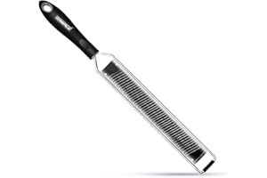 Zesteur Professionnel Rappe a Zeste - Raniaco Lame En Acier Inoxydable De Qualité Supérieure Tranchante Un Outil De Rapeuse Cuisine Pointu Pour Fromage Parmesan, Gingembre, Ail, Muscade, Chocolat