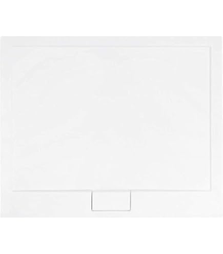 Duschwanne Aus Stein Maier Dharma 80x200 Cm – Weiß, 3 Cm Stark, Rutschfest, Inkl. Ablauf