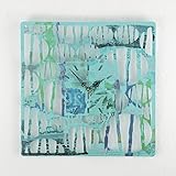  Ausgefallene Wanduhr aus Holz \'Waldsee\'