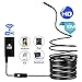 Produktbild WIFI Endoskopkamera, Kabellos Inspektionskamera 2.0 Megapixel 720P HD Endoskop, IP67 Wasserdichte Snake Kamera mit 6 verstellbaren LED Licht für Iphone 4 5 6 7 8 s x IOS Android Smartphone Tablet PC