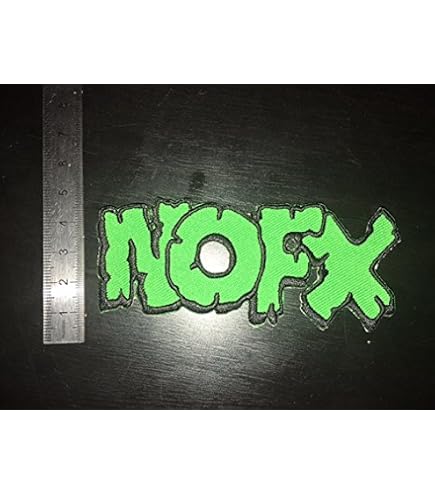 Patch Thermocollant NOFX – Ecusson à Coudre Ou à Coller, Dimensions Selon Photo | Décorations Pour Vestes, Sacs, Style Punk Rock