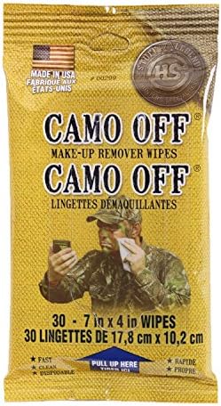 Hunters Specialties Camo Off Pre Moistened Face Paint Make Up Remover Wipes