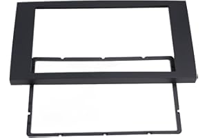 ARMYJY Mascherina stereo a 2 DIN, cornice in plastica nera per Ford Focus C-Max 2005+, Fiesta III 2006-2008, staffa per pannello di navigazione radio