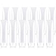 YXC 12PCS PE 1oz Squeeze Travel Bottles With Flip Cap Leak Proof BPA Free Refillable Travel Size Bottles Tubes Travel Containers For Toiletry