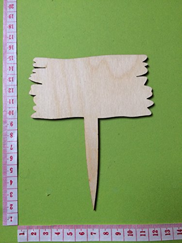 Petra’s Bastel-News A-DAH92S6 6 x Blumentopfstecker „Tafel“ - 3