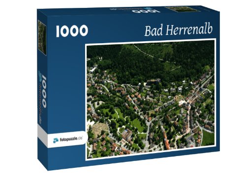 Preisvergleich Produktbild Bad Herrenalb - Puzzle 1000 Teile mit Bild von oben