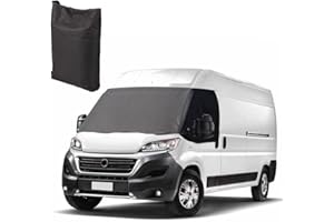 ‎OPALTOOL Opaltool Frontscheiben Abdeckung passend für FIAT Ducato/Peugeot Boxer/Citroen Relay 2006–2024, Scheibenabdeckung Wohnmobil Magnetischer Abdeckung Sonnenschutz Blickdicht Wetterfest Bugschutzplane