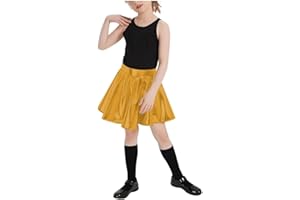 P&R DANCEWEAR LTD Ladies and Childrens Metallic Foil Skirt - Perfect for Party, Dance- Versatile Use