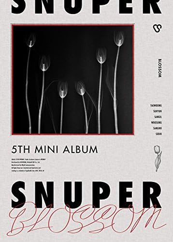 SNUPER - BLOSSOM (5th Mini Album) CD+Booklet+Postcard+2Photocards+Folded Poster