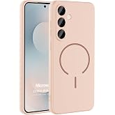 Microsonic Samsung Galaxy A35 i&ccedil;in Kılıf Zeno MagSafe Rose Gold [Galaxy A35 ile Uyumlu Kılıf - Rose Gold]