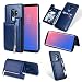 Produktbild fitmore Samsung Galaxy S9 Plus Hülle, Grip Samsung Galaxy S9 Plus Grip Built-in Stand Function for Samsung Galaxy S9 Plus – Blue Leather