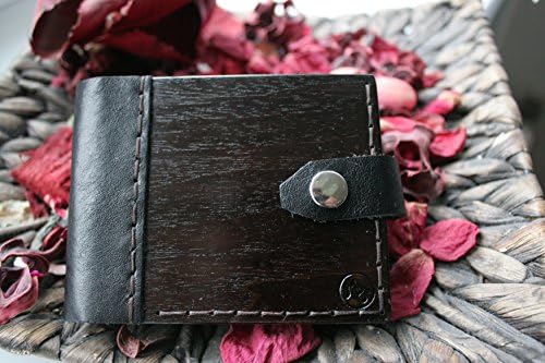 Luxury Handmade Wooden Wallet (Black)