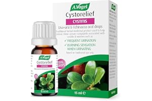 A.Vogel Cystorelief Cystitis Treatment for Women – Uva-Ursi & Echinacea Oral Drops, 15 Day Supply – Reduces Frequent Urination & Burning Sensation When Urinating, 15ml