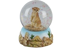 Ravensden Glitter Globe Meerkat Snow Globe Animal Animals Snow Globes Erdmann