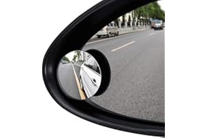 Blind Spot Mirrors for Car, ILYPLUS 360°Rotatable Waterproof Convex Rear View Mirror Wing Mirror Rearview BlindSpot Mirrors for Universal Cars -2 Pack