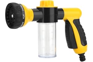 SURDEFENS Adjustable Snow Soap Car Washer Sprayer Nozzle,Garden Hose Nozzle Spray Nozzle for Watering Plants, Cleaning, Car Wash and Showering Pets(Lemon tree)