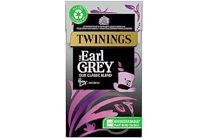 Twinings - Thé Earl Grey - lot de 2 boîtes de 50 sachets de thé