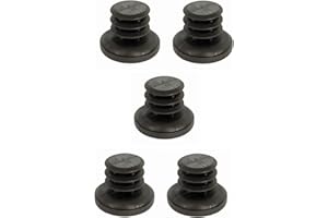 cyclingcolors 5X CONTERAS para Tubo Redondo con Cabeza ESFERICA Tapas Tapones plástico sillas pies Muebles (d = 7-8mm)