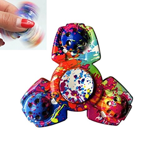 Hand Spinner Stress Relief Toy, Tri-Spinner Fidget Toy 3D Printing EDC Focus Toy for Killing Time