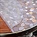 Produktbild HHCQY Wasserdichte und transparente weiche Glastischdecke, PVC-Tabellen-Mat Hotel-Restaurant-1.5mm ringsum Auflage-Matt-Gewebe (Farbe : E, größe : 60cm)