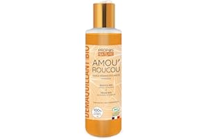 Huile démaquillante AMOU'ROUCOU Bio - Roucou, Vitamine E, amande de Prune - Anti-âge & Eclat - Fabriquée en France - 125ml - PROPOS'NATURE