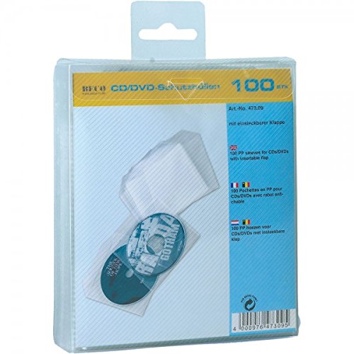 Beco 100 CD DVD Schutzhüllen