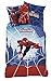 Produktbild Spiderman Wende Bettwäsche Set 135x200c 80x80cm, Biber/Flanell, 100% Baumwolle, Action 042935