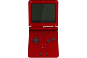 eXtremeRate Full Gehäuse für Nintendo Gameboy Advance SP,IPS Ready Upgraded Hülle & Taste Case Cover Shell Abdeckung Buttons für gba Konsole IPS&Standard LCD(KEIN Konsole&Platine)-Scarlet Rot
