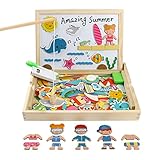 Yoptote Magnetisches Holzpuzzles | Lernspielzeug | Magnetic...