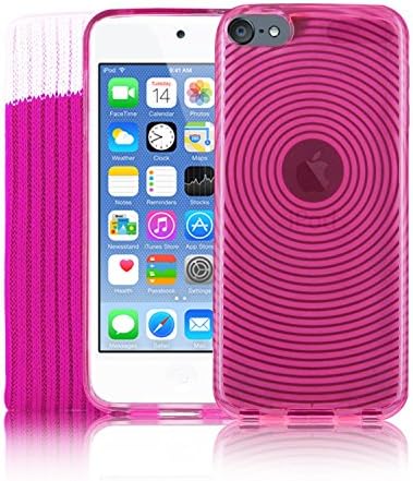 Kolay Gel Silicone Case/Screen Protector/Sock for iPod Touch 6G 6th Gen Generation - Pink