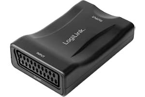 LogiLink CV0160 – videoomvandlare, Scart (hona) till HDMI (hona), Full HD till FHD 1080p