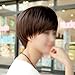 Gleader Newest Short Fashion Women DARK BROWN Cosplay Wave Party Wig
