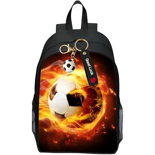 stampa zainetto da calcio taglio anime zaino borsa da viaggio