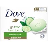 Dove Beauty Cream Bar Solid Beauty Soap Fresh Touch Moisturizing Effective, 90 g