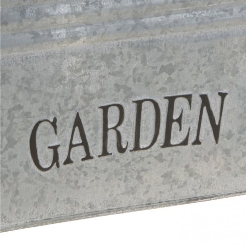 Blumenkasten Zink 43x19x16cm Shabby chic Pflanzkasten Trageschlaufen - 2