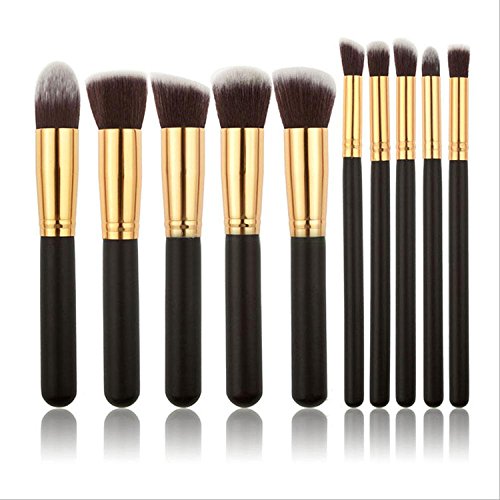 10pcs Makeup Brushes Makeup Brush Set Cosmetics Foundation Blending Blush Eyeliner Face Powder Brush
