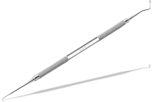 ‎INSTRUMENTENRW Eckenheber mit geradem und gebogenem Ende als Spezialmodell für Fußpflege und Nagelpflege