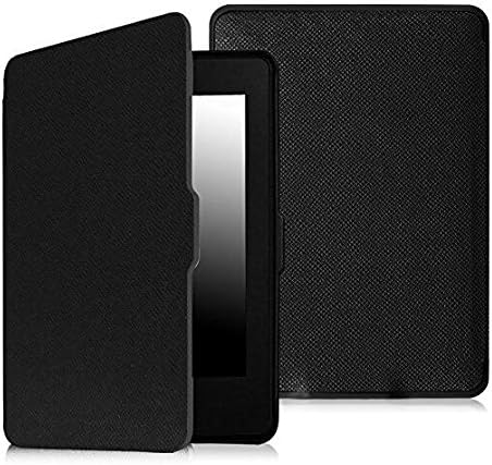 Kindle Paperwhite Case, Protective for PU Leather Cover Skin 3 1 2 Magnetic Anti-dust Impact Protective and Scratch-resistant (Black)