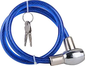 AOW Attractive Offer World Cable Lock for Bike, Helmet, Cycle & Luggage (Multipurpose Uses) Colour-Blue.