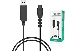 Charger Cable for Remington Shaver,AIEVE 5V Charger Lead USB Power Supply Cord for Remington Beard Trimmer HC4250,HC4255,F3,PF7500,MB4200, MB4130,XR1330,XR1350,XR1400,XR1470,XR1430(1.2m)