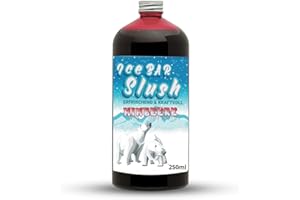 ‎ICE BÄR SLUSH ICE Bär Sirup AZO und Glycerin Frei | 250 ml Flasche | Konzentrat für Slushy Getränke Maker Eis Slushmaschinen Eismaschinen 1:5 bis 1:20 (250 ml, Himbeere)