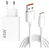 Chargeur Rapide 45W Avec Câble USB-C 1m – Compatible Xiaomi, Redmi, POCO, Mi Pad – Protection Surcharge/surchauffe