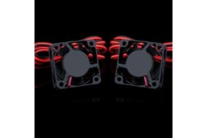 BZ 3D 2PCS 3010 ventilador,Cojinetes hidráulicos de bajo ruido DC 24V 0.08A sin escobillas refrigeración ventilador Fan,30 x 30 x 10mm Para Impresoras 3D Hotend.(3010 24V)