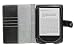Produktbild Navitech Echte Schwarze Napa Leder Flip Buch Stil Trage Tasche / Cover Mit Clip On Flexibles Nacht Licht/ Leselicht Für Das Amazon Kindle Touch 6 Zoll E-reader Touch Gerät (November 2011 Ausgabe) Nicht für das normale kindle passend