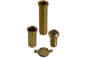 ALDRIDGE CHAMELEON Adaptable 160° Degree Door Viewer - Polished Brass (35mm - 85mm)