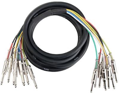 Pronomic Stage MJJ8-3 Câble Jack Multicore (8), 3 m