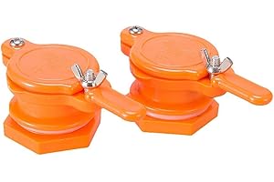 WOVELOT 2Pcs Vanne De Porte Du Miel Extracteur De Miel Robinet De Miel-équipements D'Apiculture Outil De Ruche D'Abeille Outil Pour Apiculteur